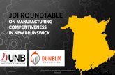 2020-05-12 JDI Roundtable on Manufacturing Competitiveness ...€¦ · JDI Roundtable on Manufacturing Competitiveness in New Brunswick 4. Submit questions via the Q&A function. ...