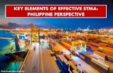 KEY ELEMENTS OF EFFECTIVE STMA: PHILIPPINE PERSPECTIVE Atty. Janice... · •Review and Update of 2018 National Strategic Goods List. •Pilot test of registration process. •Hiring