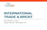 INTERNATIONAL TRADE & BREXIT...Iran: Expanded Sanctions •Further sanctions against Iranian government •April 15, 2019: IRGC designated as Foreign Terrorist Organization •June