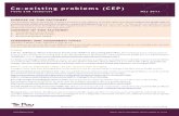 Co-existing problems (CEP) - Matua Raḵi · Co-existing problems (CEP) Tools and resources May 2011. p. urpose of this . factsheet content of this factsheet. screening and assessmenttools.