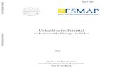 Unleashing the Potential of Renewable Energy in India · 2016. 7. 16. · renewable energy sources, which are indigenous and distributed and have low marginal costs of generation,