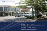 USDA Rural Development Summary of Major Programs · 2020. 1. 9. · USDA Rural Development at a Glance Rural America’s Partner in Prosperity USDA Rural Development is the lead Federal