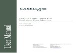 CEL-712 Microdust Pro Real-time Dust Monitor · 2019. 1. 5. · CEL-712 Microdust Pro Real-time Dust Monitor HB4048-01 User Manual CASELLA CASELLA CEL Inc., a subsidiary of IDEAL