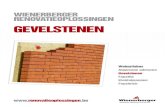 Syllabus Renovating with facing bricks · renovatieoplossingen Gevelstenen 2013 Wienerberger 8 2.5. Hergebruik gevelstenen: let op voor tekort en onzekere kwaliteit Bij de renovatie