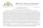 PGS Newsletter - Pittsburgh Geological Society · Geology along the Lewis and Clark Trail (1804 – 1806)”, for the December 2004 meeting. In 2007, I was encouraged to run for a