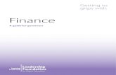 Finance - The University of Sheffield/file/LFHE-Getting-t… · Getting to grips with Finance 01 Contents Ten key financial issues for governors Page 4 Governing the institution’s