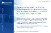 Scale-dependent Urban Modelling and Activity Parameters ... · Generating WUDAPT’s Specific Scale-dependent Urban Modelling and Activity Parameters: Collection of Level 1 and Level