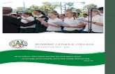 BUNBURY CATHOLIC COLLEGE · Bunbury Catholic College story, a Catholic college for young men and women from Year 7 to 12, is founded on the traditions of the Sisters of Mercy and