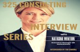Interview Series Natasha Winton · day-t o-day services, building Cent res of E xcellence and at t empt ing t o shape and build a cult ure and workf orce f or t he f ut ure, we are