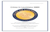 Crime in Louisiana 2009 - LCLElcle.la.gov/programs/uploads/crime_in_la_2009.pdf · 2009 for the agencies that reported the entire 12-month reporting period. Crime trends covering
