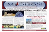 A newsletter of the Greater Madison Area Chamber of ... · Queen teamed up to provide the Madison Christmas Tree through donated equipment, personnel, funds and property. The Chamber