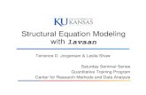 Structural Equation Modeling with lavaan · Quantitative Training Program Center for Research Methods and Data Analysis. Acknowledgements • Paul Johnson for getting us started with