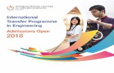 International Transfer Programme in Engineering Admissions ... · have been accepted by 100+ prestigious universities to continue their studies across USA, EUROPE, Canada, Australia,