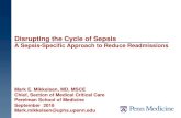 Disrupting the Cycle of Sepsis - NYSPFP · 3 Objectives Apply readmission ... • Join the Sepsis Alliance Sepsis Coordinator Network for support . Sepsis Coordinator • Define a