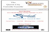 The Queen City Corvette Gazette · 2019-09-09  · “Social Scene” 4 -5 City Chevrolet Sponsor PageCarolyn Zimmer 6 QCCC Car Show Update 7 ... September 20-22, 2019 – Oktoberfest