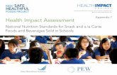 National Nutrition Standards for Snack and a la Carte .../media/legacy/uploaded... · National Nutrition Standards for Snack . and a la Carte Foods and Beverages Sold in Schools.
