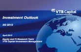 Investment Outlook · Slide 1 Investment Outlook 2Q 2013 April 2013 Equity and FI Research Team VTB Capital Investment Management