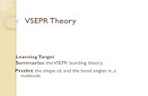 VSEPR Theory - C OF SCIENCEcofscience.weebly.com/uploads/1/3/2/4/13242532/vsepr_theory.pdf · VSEPR Theory Learning Target Summarize the VSEPR bonding theory. Predict the shape of,