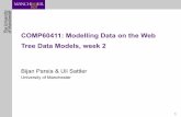 COMP60411: Modelling Data on the Web Tree Data Models, week 2studentnet.cs.manchester.ac.uk/.../slides/week2.pdf · – with slides, reading material, etc – with TA lab times •