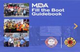 Fill the Boot Guidebook - MDA IAFFMuscular Dystrophy Association National Director jhanie@mdausa.org For 65 years, our members have been working hard for MDA, filling the boot on behalf