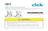 Clek Inc. - OO17CA Oobr Instruction Manual...Oobr Instruction Manual This belt-positioning booster seat (booster seat) is designed for use in either full back mode or backless mode