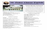 St. Peter Claver Parish€¦ · Part 5: Preparing for Sacriﬁce Part 6: The Real Presence Creates Communion Join us for this inspiring, upli#ing, visually compelling and interac!ve