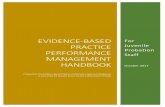 EVIDEN E- ASED For PRA TI E Juvenile PERFORMAN …...When preparing the performance appraisal, supervisors/managers should refer to the performance rating definitions listed below,