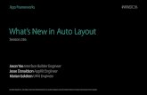 What’s New in Auto Layout€¦ · What’s New in Auto Layout Jason Yao Interface Builder Engineer Jesse Donaldson AppKit Engineer Marian Goldeen UIKit Engineer. ... Demo Incremental