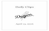 Daily Clips - MLB.commlb.mlb.com/.../Daily_Clips_4.13.16_ir0gscws.pdf · 4/13/2016  · WEDNESDAY, APRIL 13, 2016 OC REGISTER Miller: It's not too early to be concerned about the