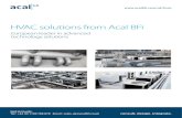 HVAC solutions from Acal BFi5740daf986400cba1fd6-438a983e20136d2f376705dfe1c68aea.r82.c… · 2016. 3. 11. · 3 Advanced technology solutions for HVAC Discover the wide range of