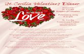 St. Cecilia Knights of Columbus ALL YOU NEED IS€¦ · After dinner, compete in the live auction for gift baskets that include premium wine, trips, restaurant gift cards, family