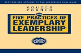 THE FIVE PRACTICES OF EXEMPLARY LEADERSHIP · 4 The Five Practices of Exemplary Leadership philosophy to a focus on creativity.This seems like an obvious thing when you’re talking