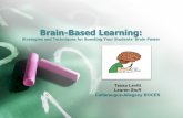 Brain-Based Learning · 2018. 9. 7. · Our Goals and Expectations: • Explore the research behind whole-brain learning and teaching • Practice implementation and use of brain-