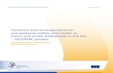 Contexts and arrangements for OSH in SMEs in the EU ...€¦ · Contexts and arrangements for OSH in SMEs in the EU – SESAME project . European Agency for Safety and Health at Work