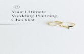 Your Ultimate Wedding Planning Checklist · order your wedding invitations order your cake begin bridal dress fittings (bring any undergarments you will be wearing on your wedding