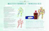 MASTER FORMULA + NINGXIA RED · NingXia Red delivers a balanced blend of ingredients to support your overall health and wellness.* By effectively supporting energy levels and helping