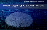 Managing Cyber Risk - IIRSM Paper... · 2017. 10. 17. · and cyber intrusion. One of the obvious risk management options is to insure yourself against cyber-crime either: (a) directly,