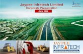 JIL Investor Presentation - Jun'12.pptjaypeeinfratech.com/communication/2012/JIL-investor... · 2019. 5. 30. · Real Estate & E Cement with 33.3MTPA capacity operational & 35.9 MTPA
