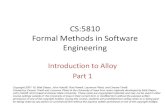 CS:5810 Formal Methods in Software Engineeringhomepage.divms.uiowa.edu/~hbarbosa/teaching/cs5810/... · Atoms and Relations In Alloy, everything is built from atoms and relations
