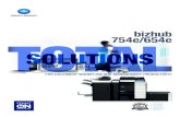 bizhub 754e/654e - Copier Catalog...option provides a saddle-stitcher for booklet making. You can also add options for hole punching, folding, post-insertion and more – everything