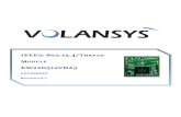 IEEE® 802.15.4/T HREAD - Mouser Electronics · The information contained in this document is the proprietary information of Volansys Technologies Pvt., Ltd. The contents are confidential