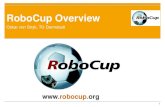 RoboCup Overview · Basis technology of Kiva Systems developed in Small Size Robot League. Quince robot used in Fukushima 2011 has been developed and tested in RoboCup. Aldebaran