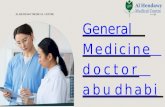 General Medicine Doctors In Abu Dhabi