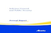 Solicitor General and Public Security · 2015. 7. 29. · 2007-2008 SOLICITOR GENERAL AND PUBLIC SECURITYANNUAL REPORT Message from the Minister 6 We also expanded the role of Alberta