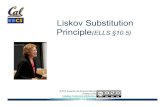 Liskov Substitution Principle(ELLS §10.5) · 2013. 8. 8. · Dependency Injection Liskov Substitution ☐ Open/Closed Principle ☐ ☐ ☐ * Rails’ ActiveRecord module defines