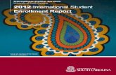 Enrollment Report€¦ · India 10% Middle East 9% North America 5% Africa 4% South America 4% Central America & Carribean ... College of Mass Communication & Information Studies