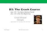D3: The Crash Course D3: The Crash Course 1 aka: D3: The Early Sticking Points aka: D3: Only the Beginning
