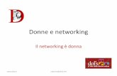 Il networking è donna - Dol's Magazine · Il networking os’è? caterina@dols.net Networking Una rete sociale consiste di un qualsiasi gruppo di individui connessi tra loro da diversi