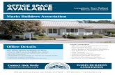 OFFICE SPACE AVAILABLE Location: San Rafael · OFFICE SPACE AVAILABLE Location: San Rafael 660 Las Gallinas Avenue Marin Builders Association Office Details Contact Rick Wells rick@marinbuilders.org