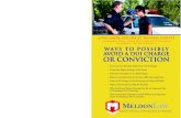 OR CONVICTION - Meldon Law · • How a DUI Charge Can Be Proven By the State of Florida • Ways a DUI Conviction May Be Avoided. • Why the Formal Review Hearing Can Be An Important